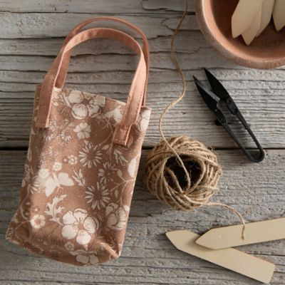 Floral Garden Bag with Garden Accessories