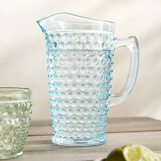 View larger image of  Hobnail Glass Pitcher