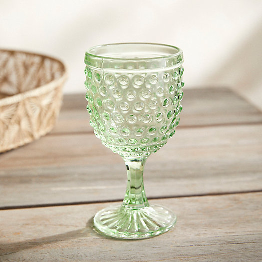 View larger image of  Hobnail Wine Glass
