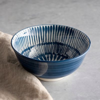 Indigo Porcelain Bowl