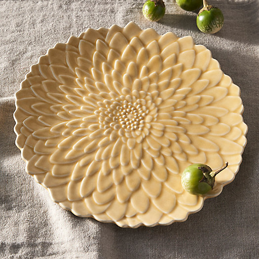View larger image of Flower Petal Ceramic Serving Platter