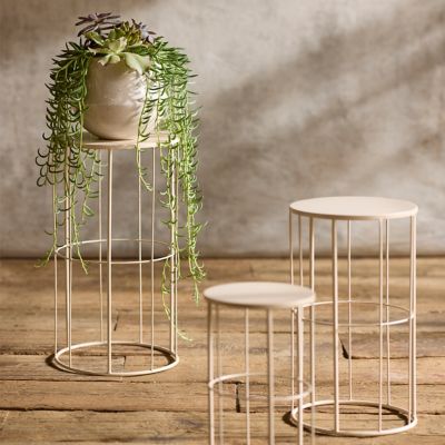 Cylinder Cage Plant Stand