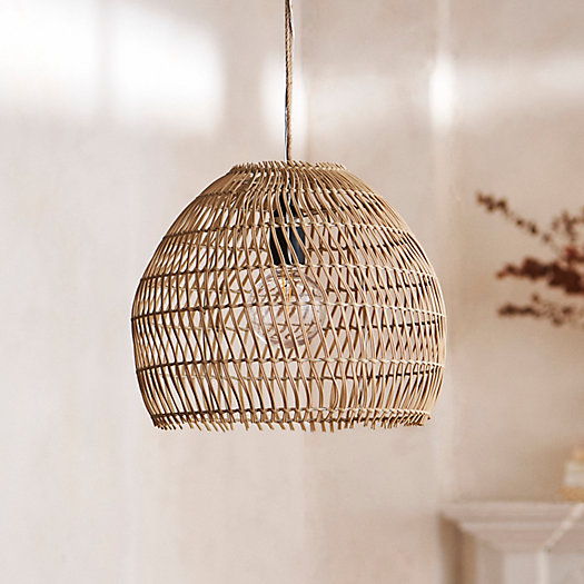 View larger image of  Woven Dome Pendant Light
