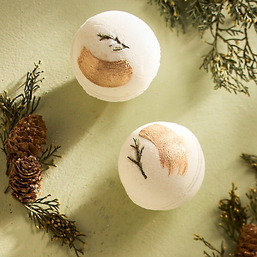 View larger image of Winter Evergreen Bath Bombs, Set of 2