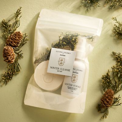 Winter Evergreen Cleansing Gift Set