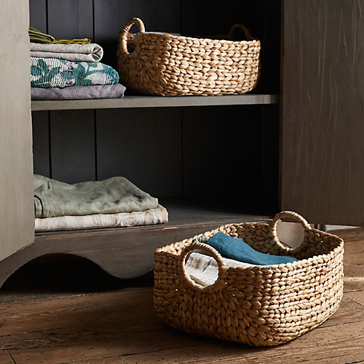 View larger image of Woven Rectangle Baskets, Set of 2