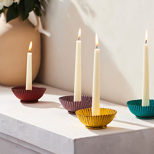 View larger image of Ruffle Taper Candleholder