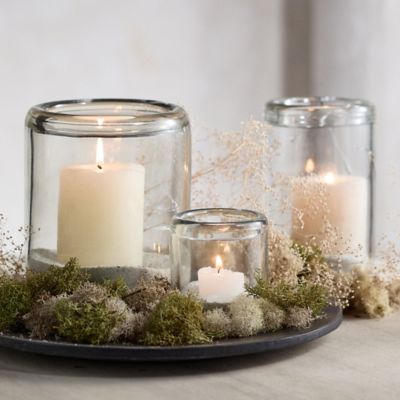 Clear Glass Votive Candle Holder