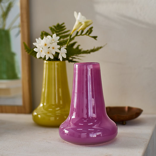 View larger image of Colorful Milky Glass Vase