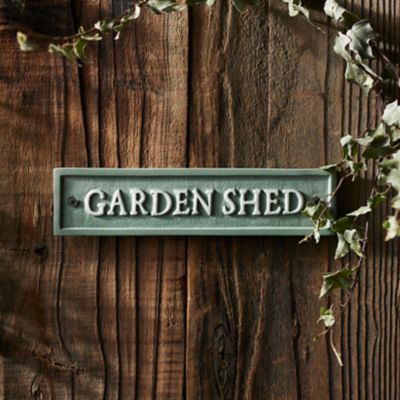 Garden Shed Sign