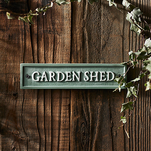 View larger image of Garden Shed Sign