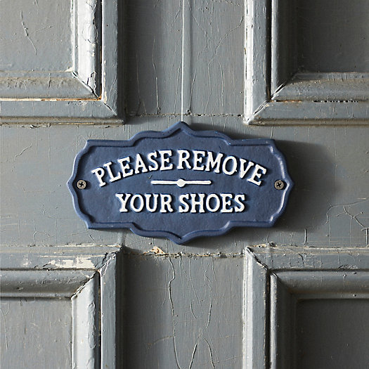 View larger image of Please Remove Your Shoes Sign