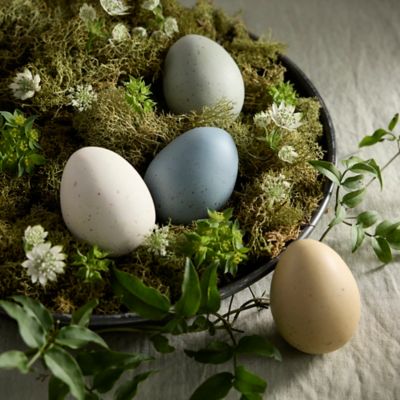 Speckled Decorative Eggs, Set of 4