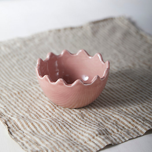 View larger image of Scalloped Ceramic Bowl, Small