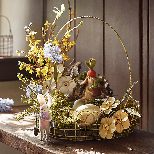 View larger image of Scalloped Iron Easter Basket