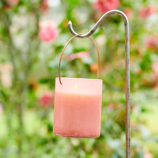View larger image of Hanging Colorful Glass Citronella Candle