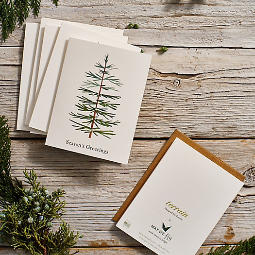 View larger image of Terrain Trees Greeting Cards, Set of 8