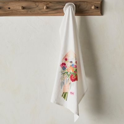May We Fly Mother's Day Bouquet Dish Towel