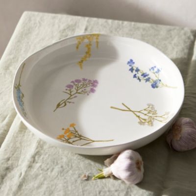 Floral Bunch Ceramic Serving Bowl