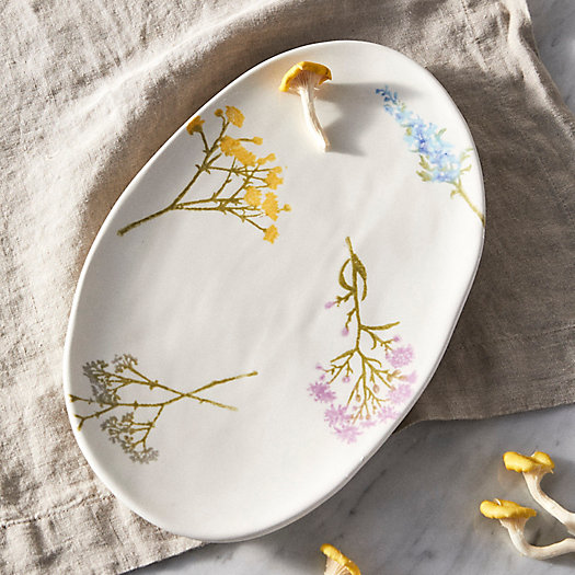 View larger image of Floral Bunch Ceramic Serving Platter