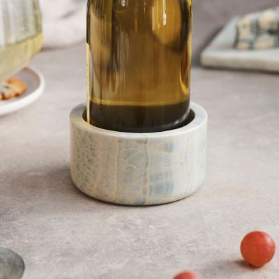 Blue Onyx Wine Bottle Coaster - Terrain