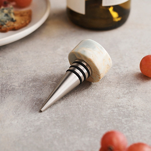 View larger image of Blue Onyx Wine Bottle Stopper