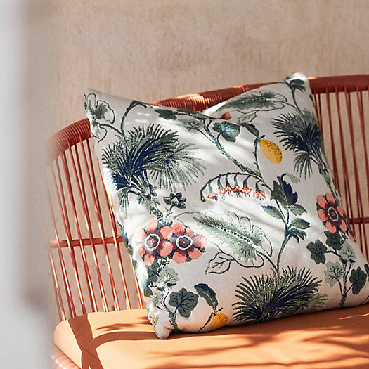 View larger image of Leafy Tropics Outdoor Pillow