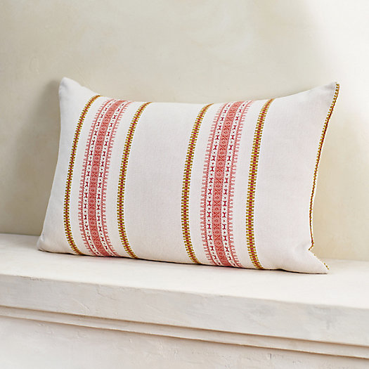 View larger image of Coral Stripe Outdoor Pillow