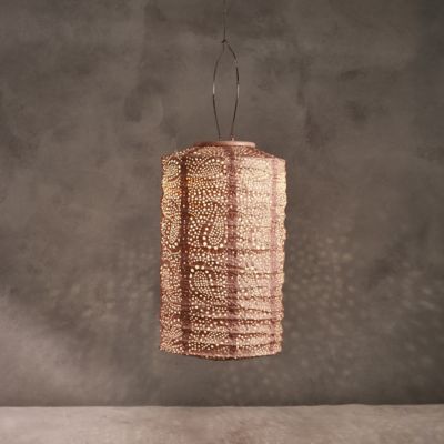 Floral Lace Battery Lantern, Diamond - Terrain