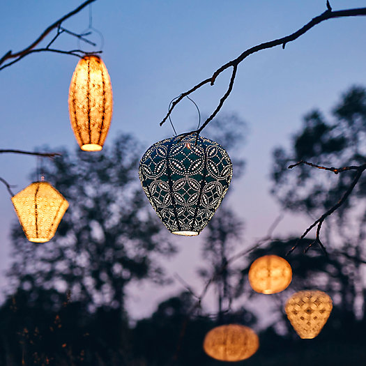 View larger image of Lace Floral Battery Lantern, Balloon