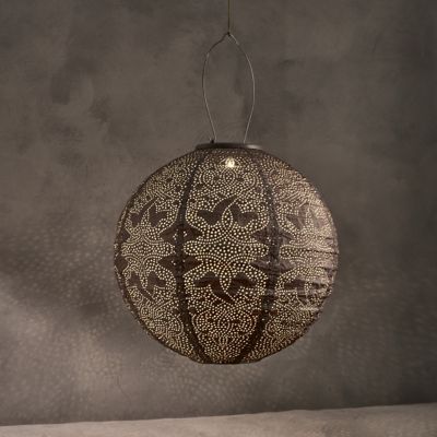 Floral Lace Battery Lantern, Oval - Terrain