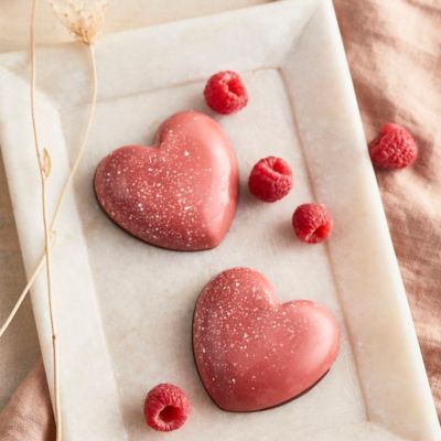 Aurora Grace Chocolate Raspberry Cheesecake Heart