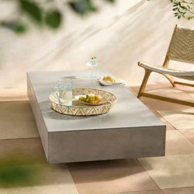 Concrete Coffee Table, Rectangle