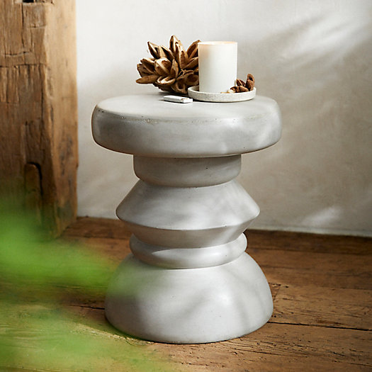View larger image of Curved Base Concrete Stool