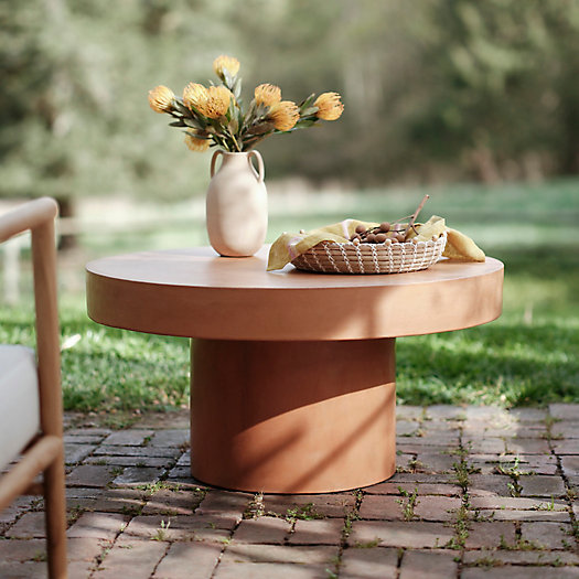 View larger image of Concrete Pedestal Coffee Table