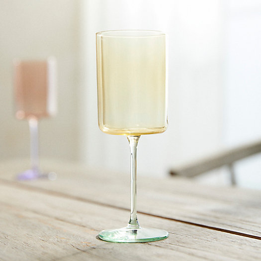 View larger image of Colorful Two Tone Wine Glasses, Set of 2