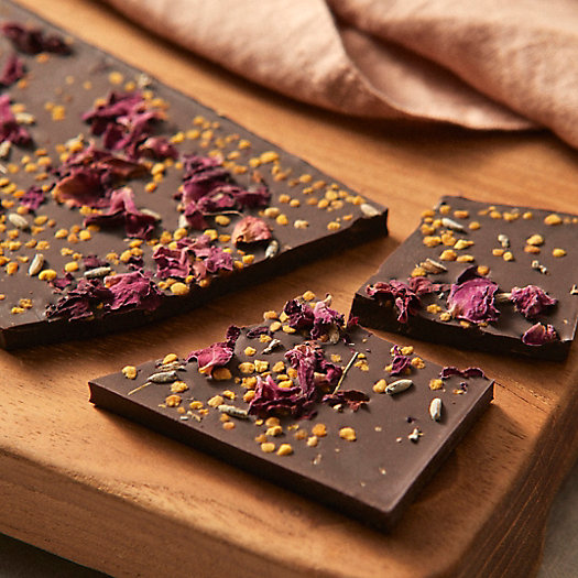 View larger image of Spring & Mulberry Dark Chocolate Bar, Lavender + Rose