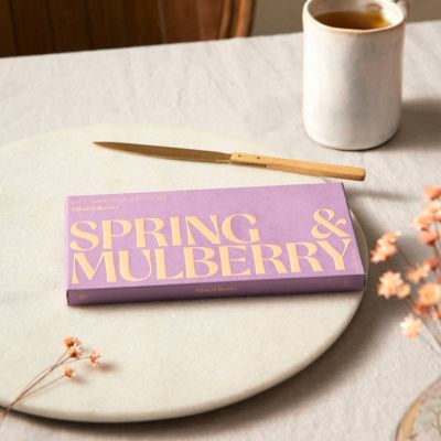 Spring & Mulberry Dark Chocolate Bar, Berry + Date