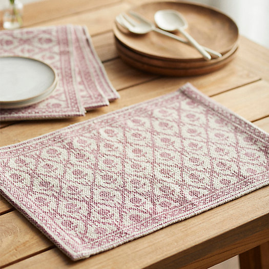 View larger image of Pink Floral Placemats, Set of 4