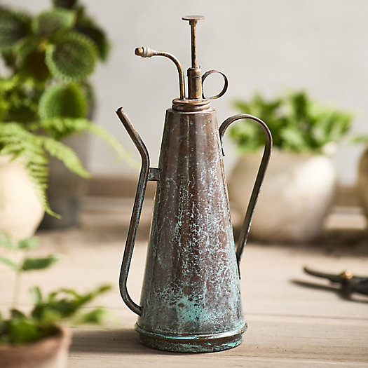 View larger image of Antiqued Watering Can + Mister