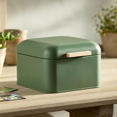 Toyo Steel Large Seed Storage Box, Green - Terrain