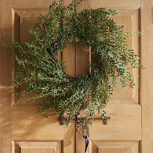 View larger image of Faux Rosemary Wreath