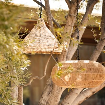 Floral Lace Battery Lantern, Oval - Terrain