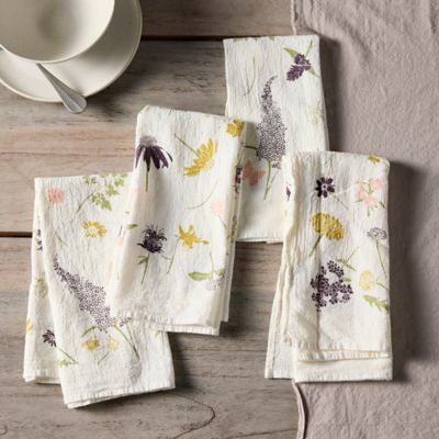 Botanical Garden Linen Napkin | Set of 4