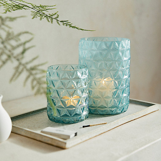 View larger image of Oceanic Glass Votives, Set of 2