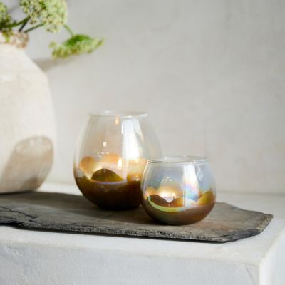 Gold Luster Votives, Set of 2 Terrain