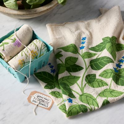 Neighborgoods Tea Towel Set, Herbs - Terrain