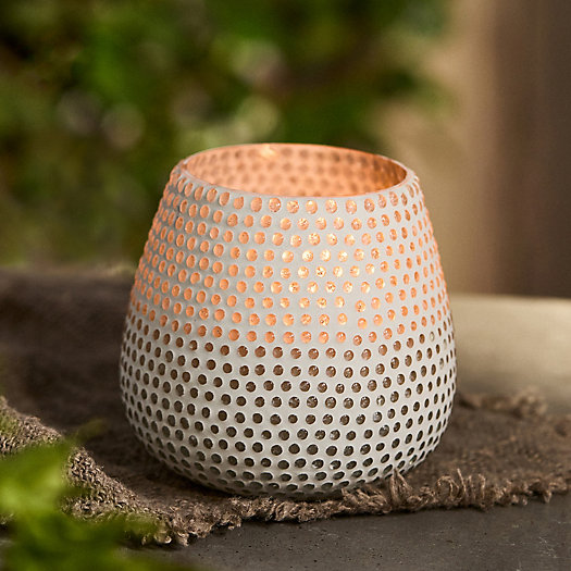 View larger image of Mosaic Dot Candle, Citronella