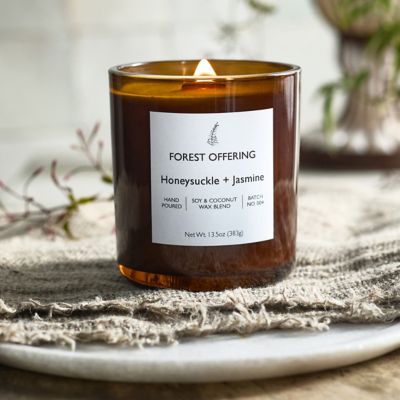 Forest Offering Candle, Honeysuckle Jasmine