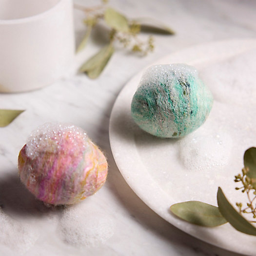 View larger image of Felted Egg Soap Set, Moroccan Mint + Lemonade Stand